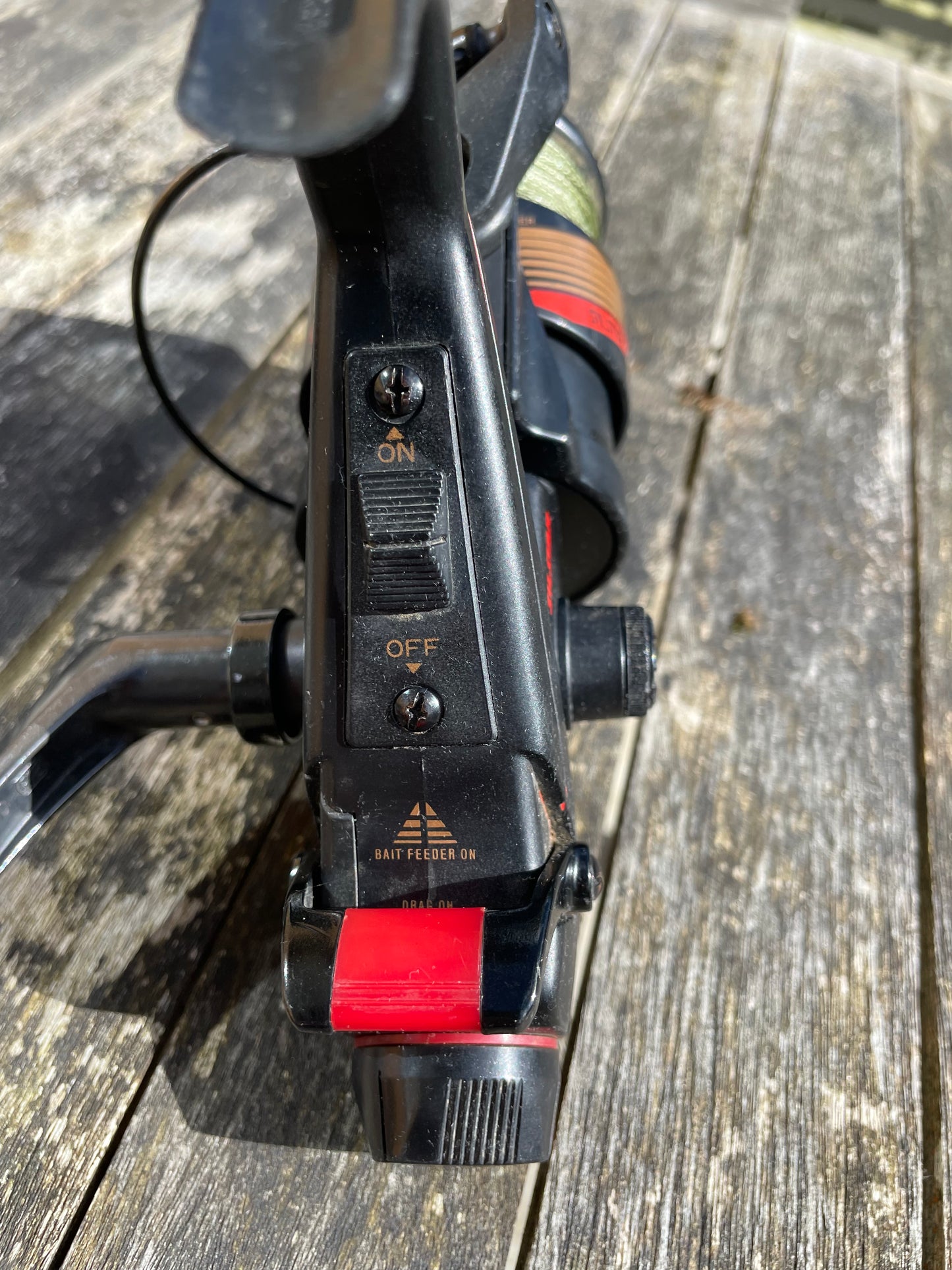 2 x Silstar GXB60 Bait Feeder Old School Carp Fishing Reels. 1990s.