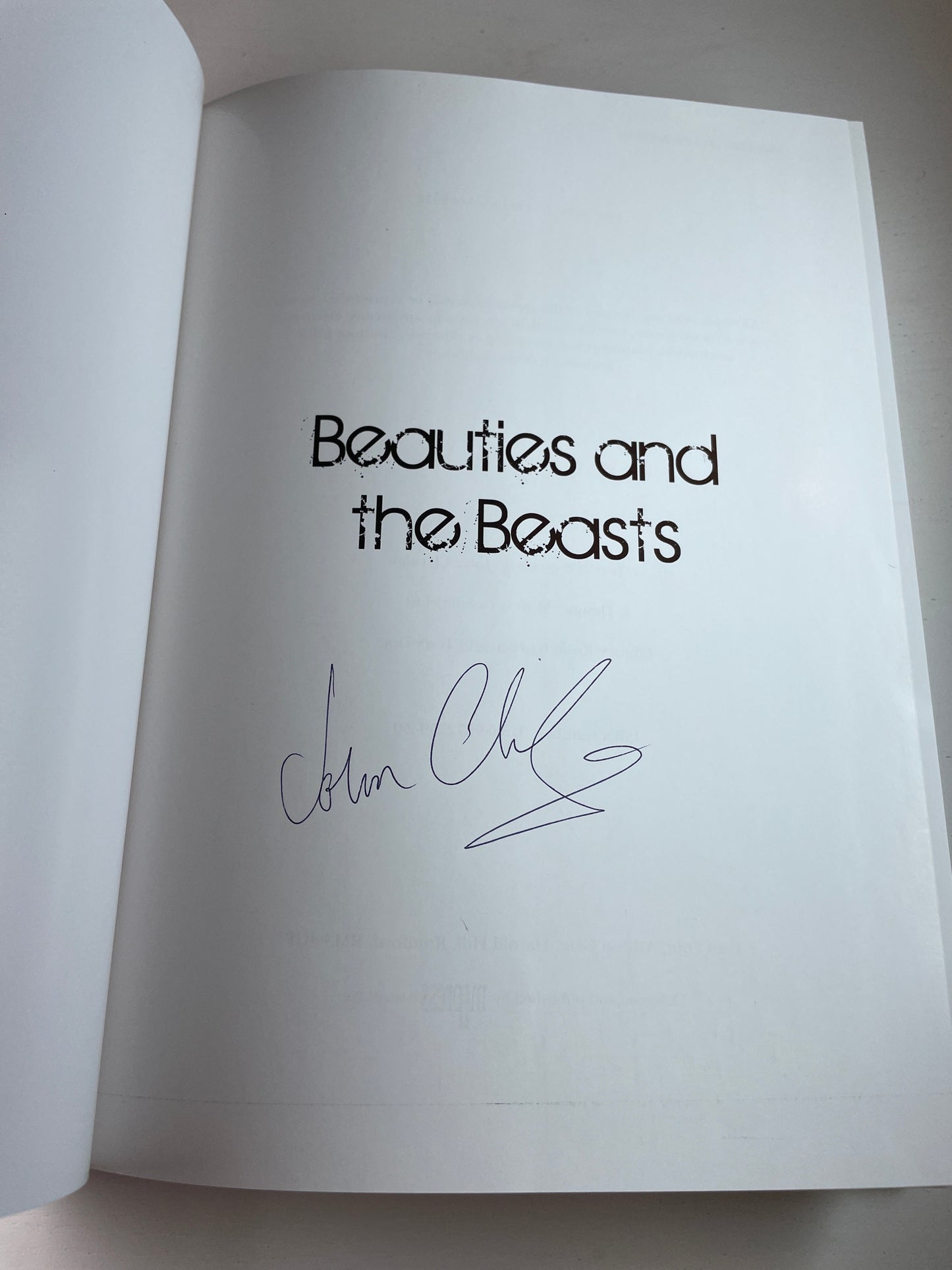 Beauties And The Beasts by John Claridge. 2012. Signed. Carp Book.