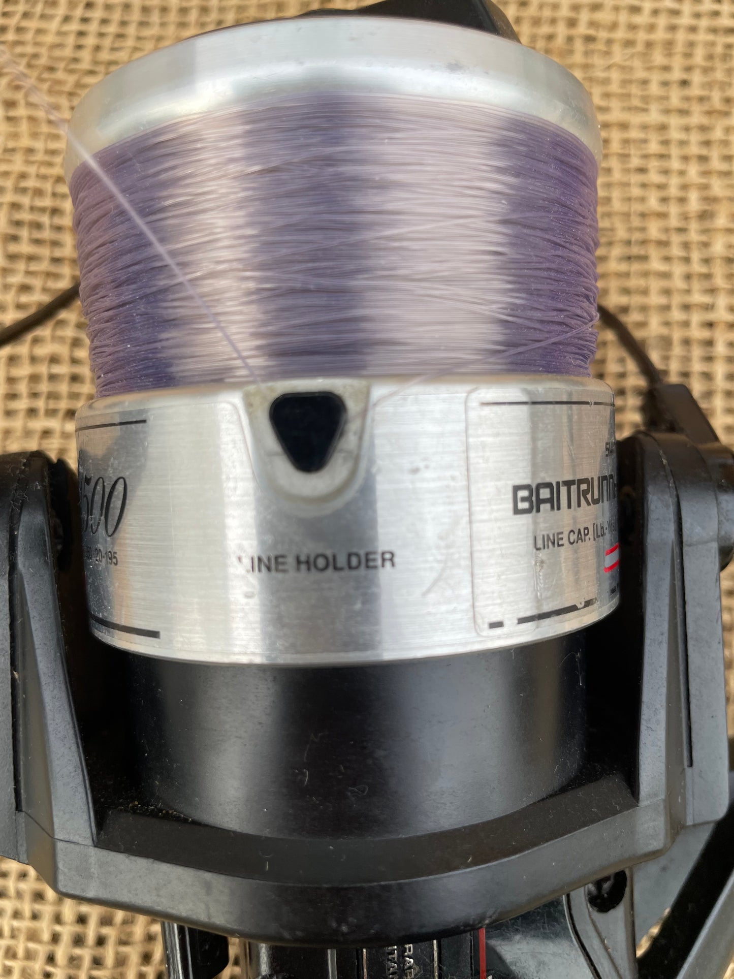 2 x Vintage Old School Shimano 4500 Baitrunner Carp Fishing Reels. Alloy Spools.