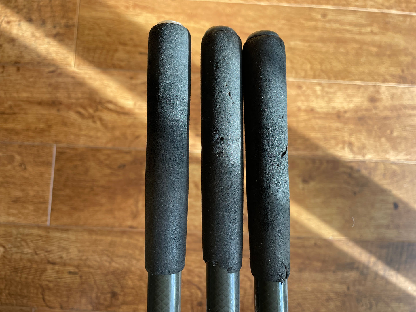3 x Daiwa Whisker Amorphous Trev’s Of Wilmslow Custom Old School Carp Rods. 12’. 2.75lb T/C.