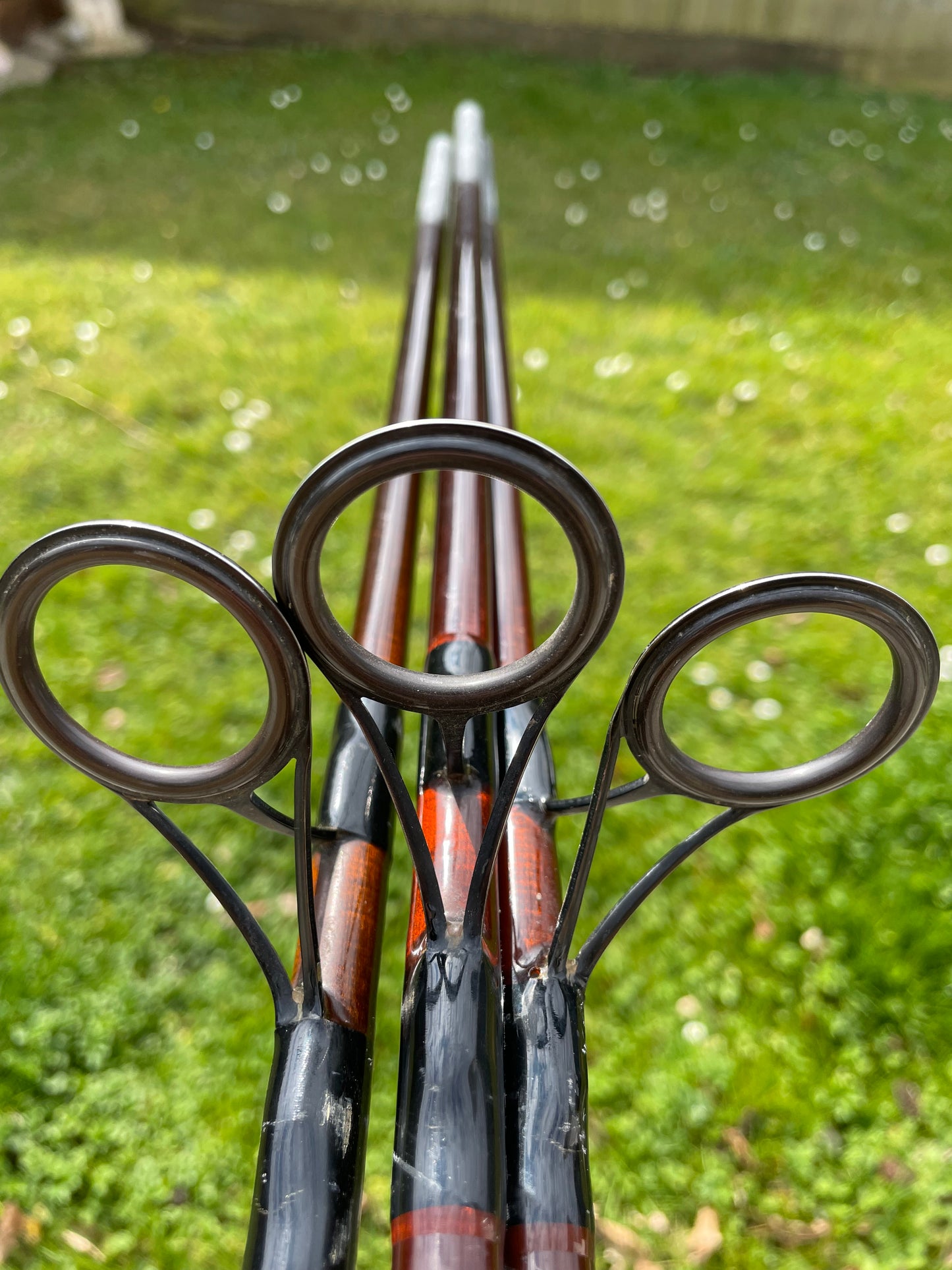 3 x Bruce Ashby Mirage Old School Carp Fishing Rods. 12’. 3.00lb T/C.
