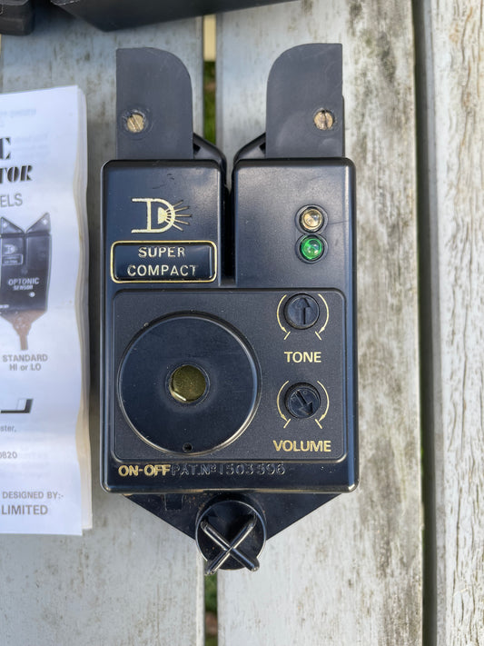 1 x Efgeeco Optonic Super Compact Old School Carp Fishing Bite Alarm. Excellent. 1980-90s.