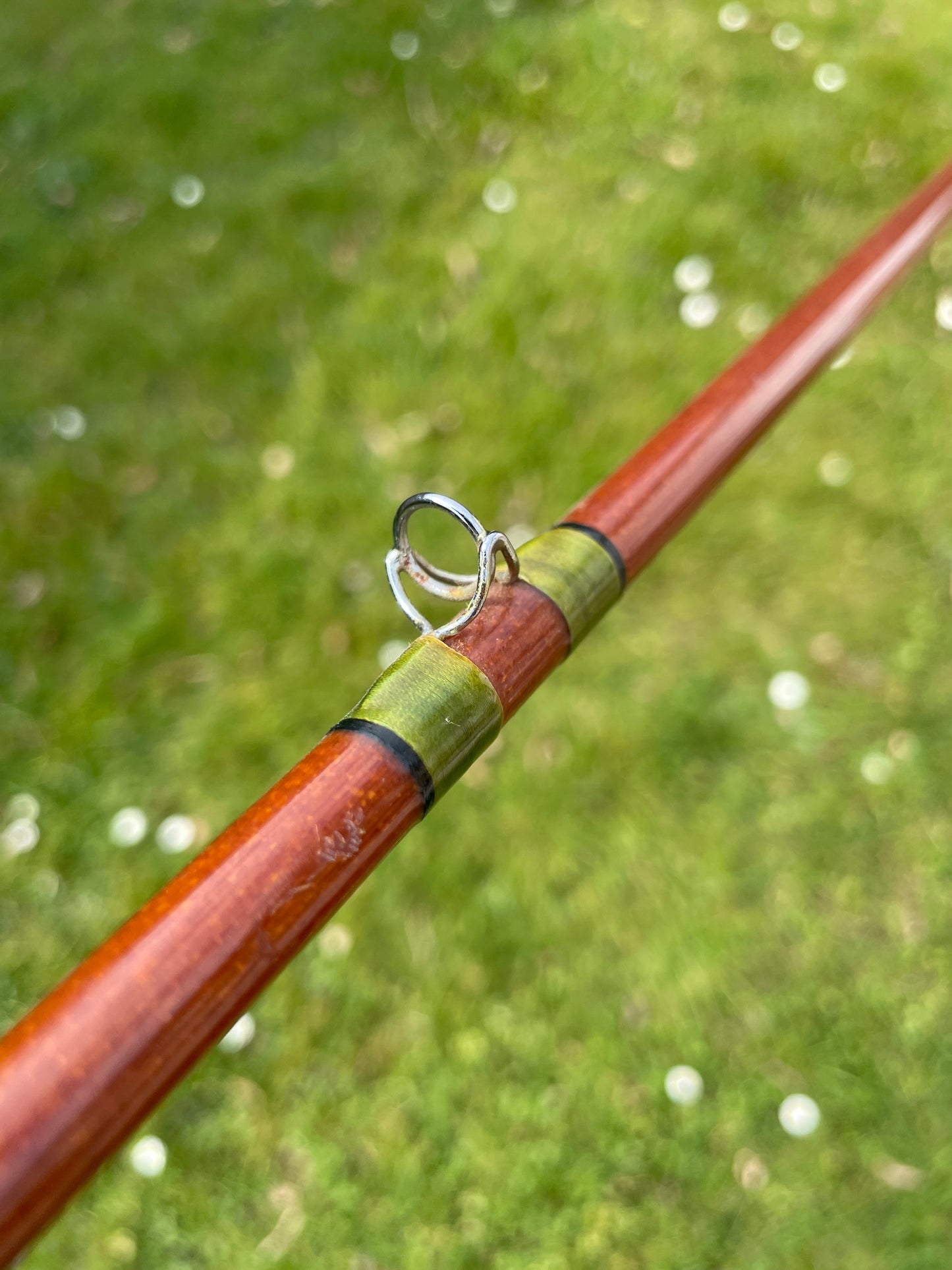 1 x B James & Son MK IV Rare Glass Vintage Carp Fishing Rod. 10’. Original Makers Bag.