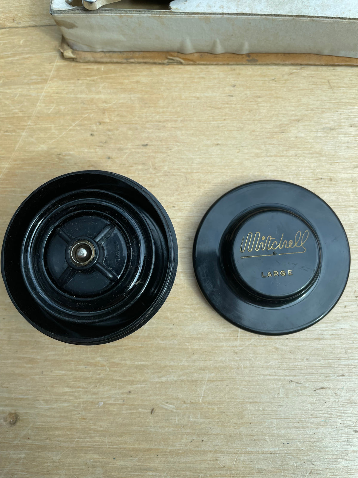 Vintage Early Model Mitchell (300) Carp Fishing Reel. Boxed. Excellent.