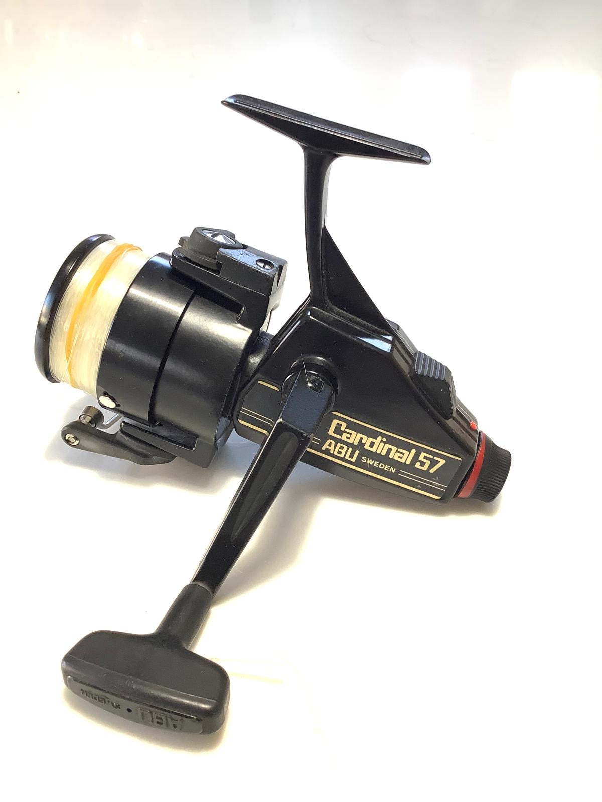 3 x ABU Cardinal 57 Vintage Old School Carp Fishing Reels. Custom Alloy Spools.