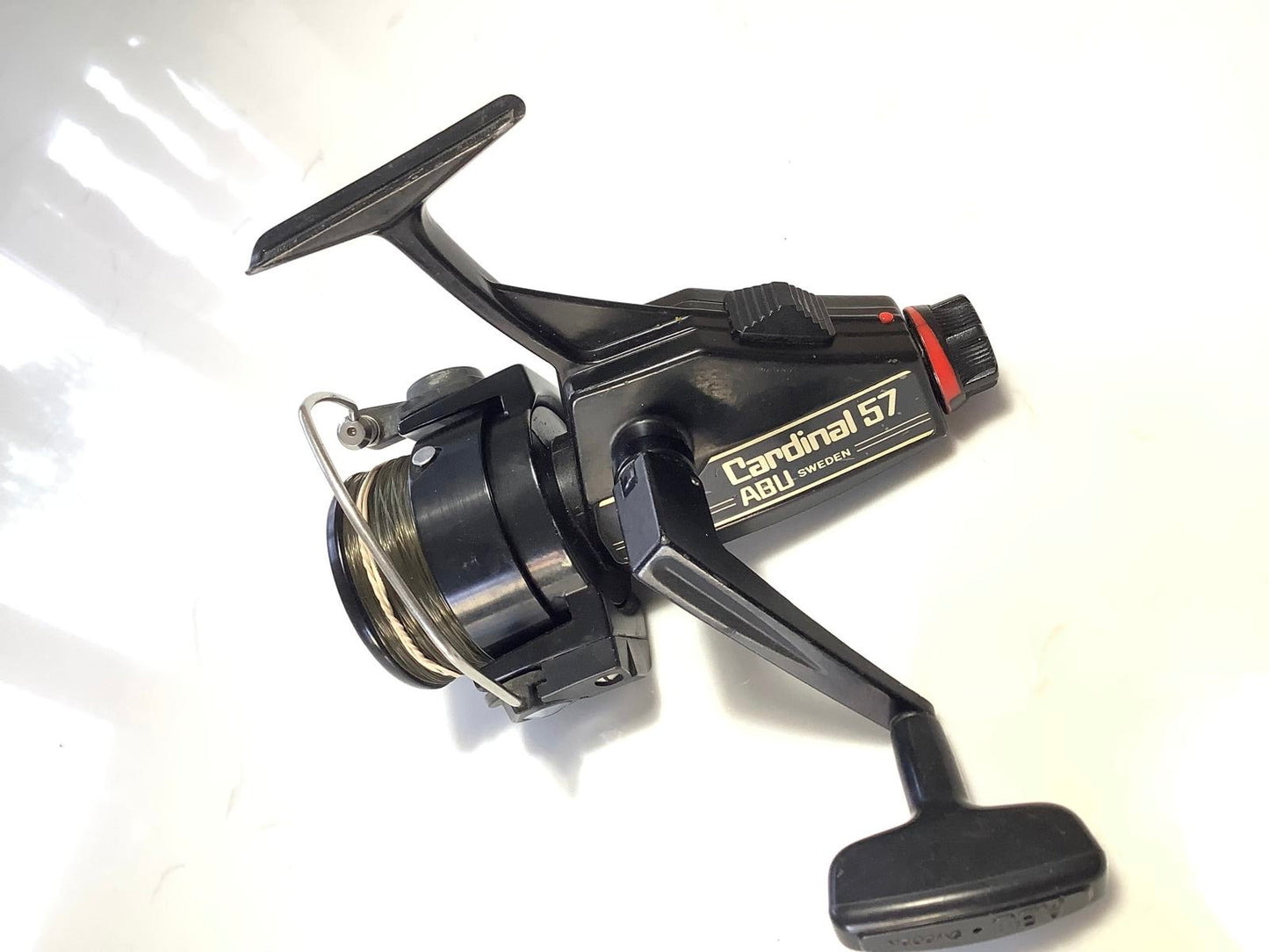 3 x ABU Cardinal 57 Vintage Old School Carp Fishing Reels. Custom Alloy Spools.