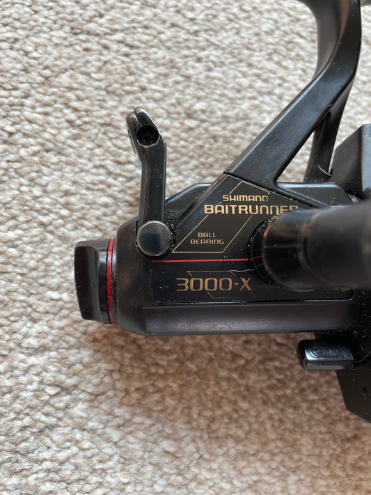 Shimano 3000X Baitrunner Old School Carp Fishing Reel. Boxed.