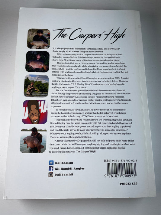 The Carpers’ High by Ali Hamidi. 2015. Signed. Carp Book.