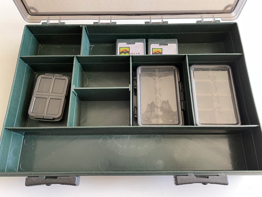 Fox System Old School Carp Fishing Tackle Box (B).