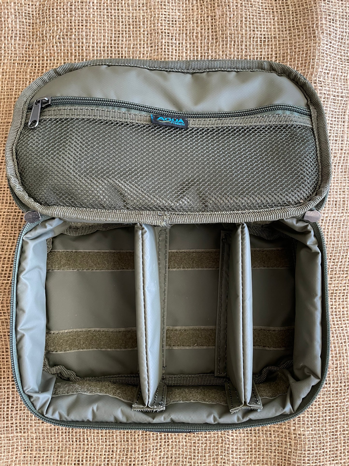 Rare Aqua Accessories Tackle Carp Fishing Case.