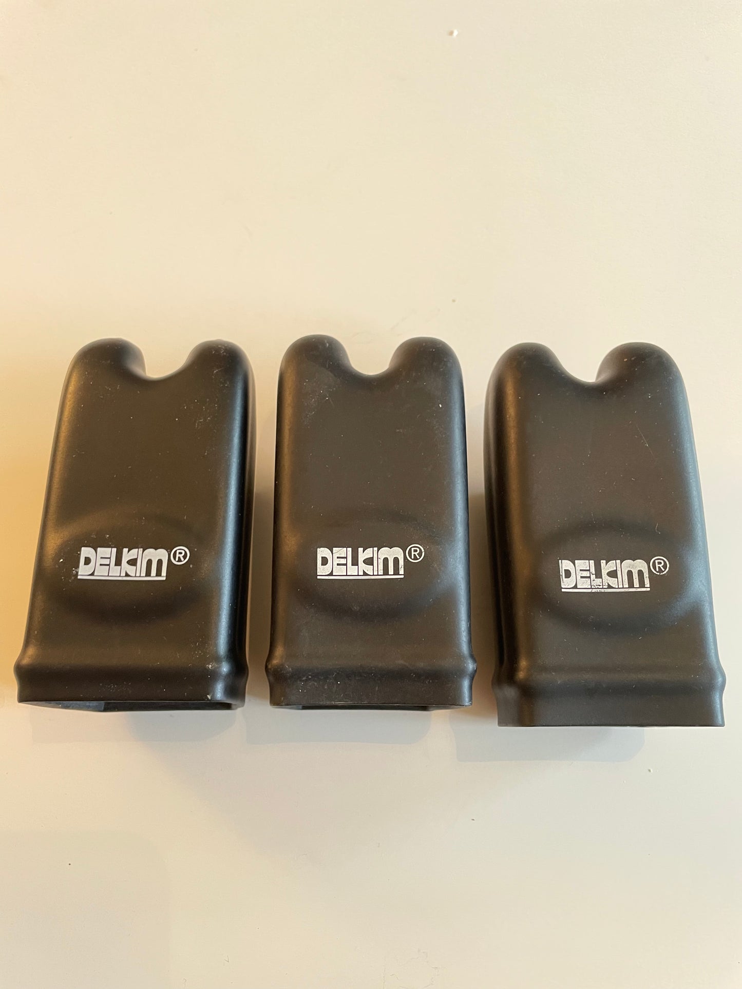 3 x Delkim Carp Fishing Bite Alarm Protective Covers.