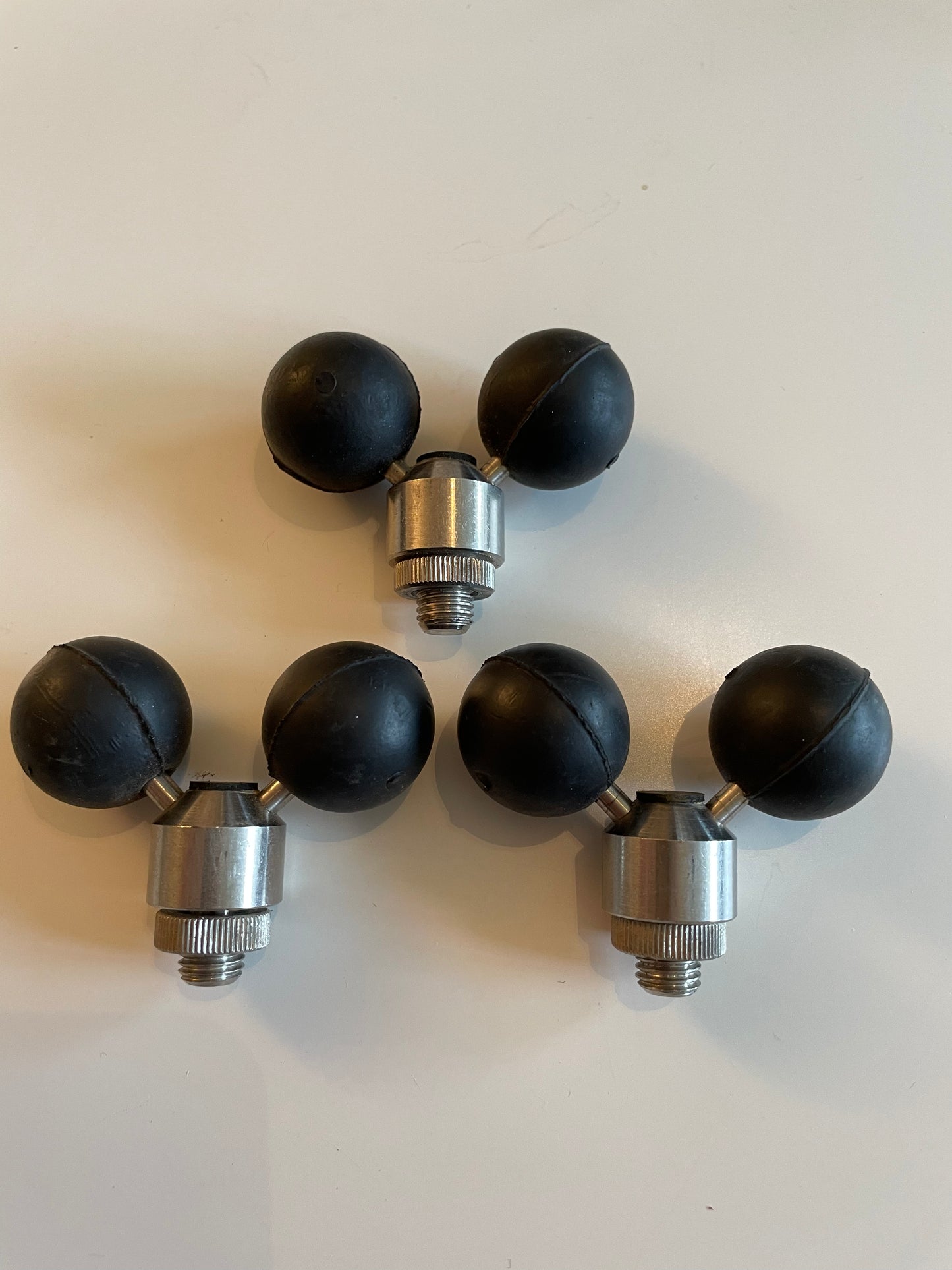 3 x Old School Rear Rod Rest Heads. Original 1990s.