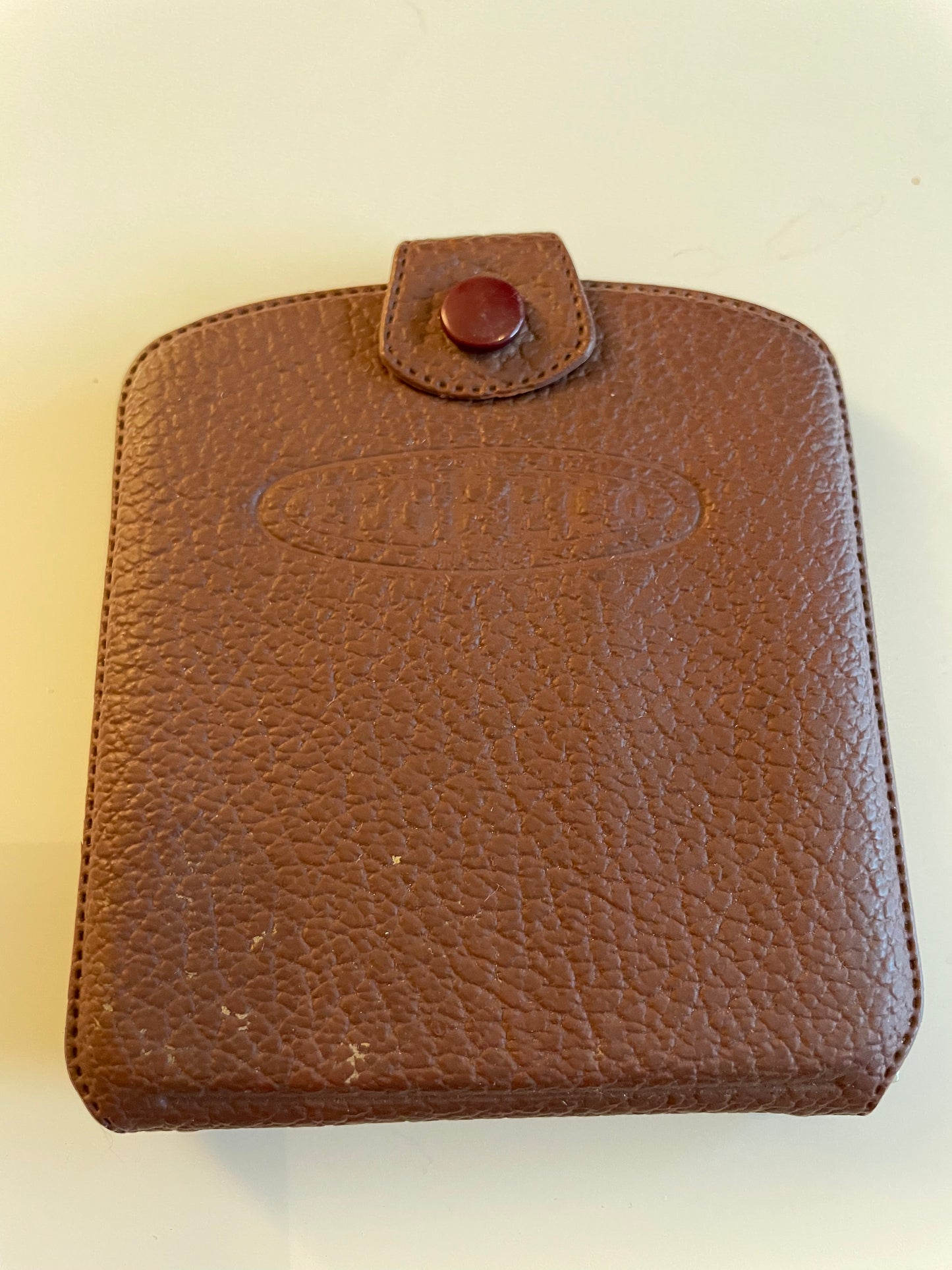 Efgeeco Vintage Vinyl Hook Tackle Wallet. 18 Sleeves. 1960-70s.