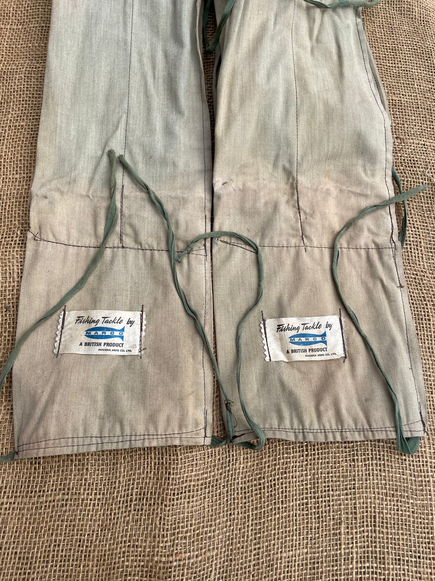 2 x Marco Gerry Savage 11’ Red Glass Vintage Old School Carp Fishing Rods.