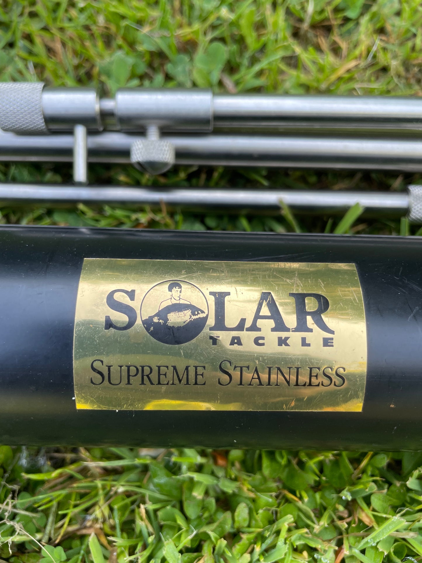 Solar Supreme Stainless Old School Carp Fishing Rod Pod. 1990s.