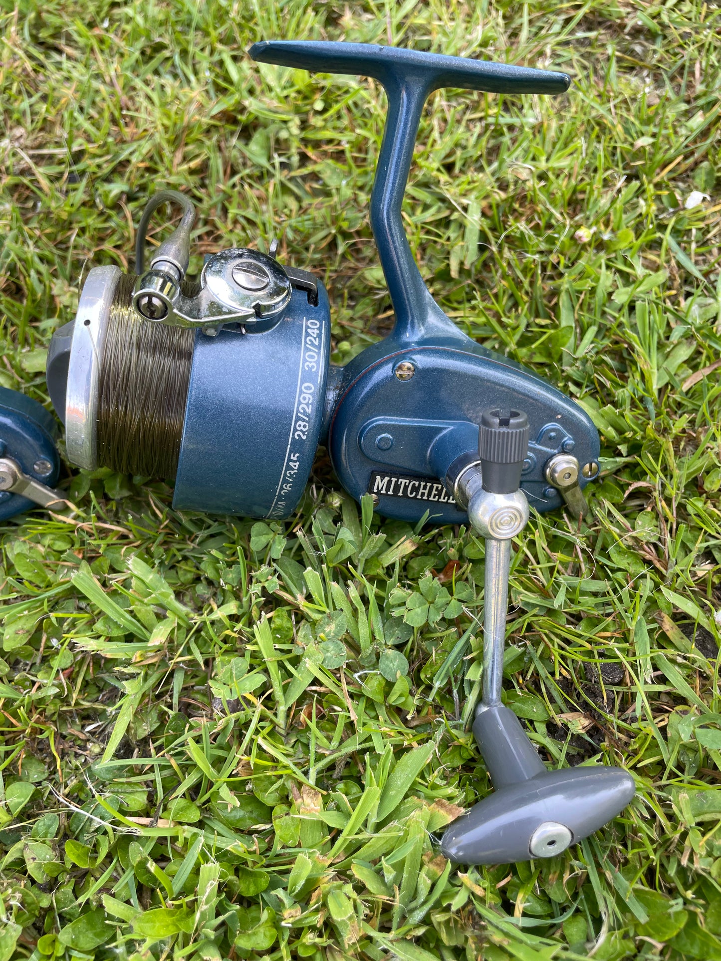 3 x Mitchell 410A Vintage Carp Fishing Reels.
