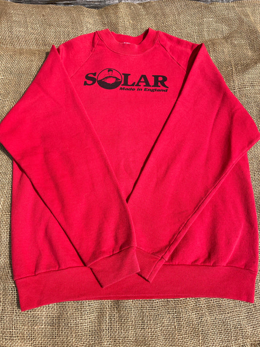 Solar For The Sharper Carper Old School Carp Fishing Sweatshirt. Size L.