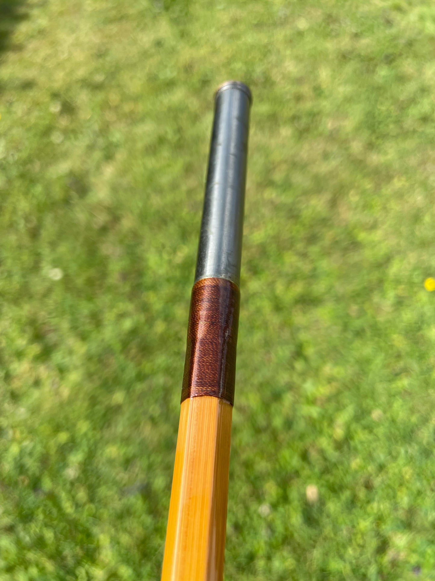1 x Allcock Vintage Split Cane Carp Fishing Rod. Stunning Condition.