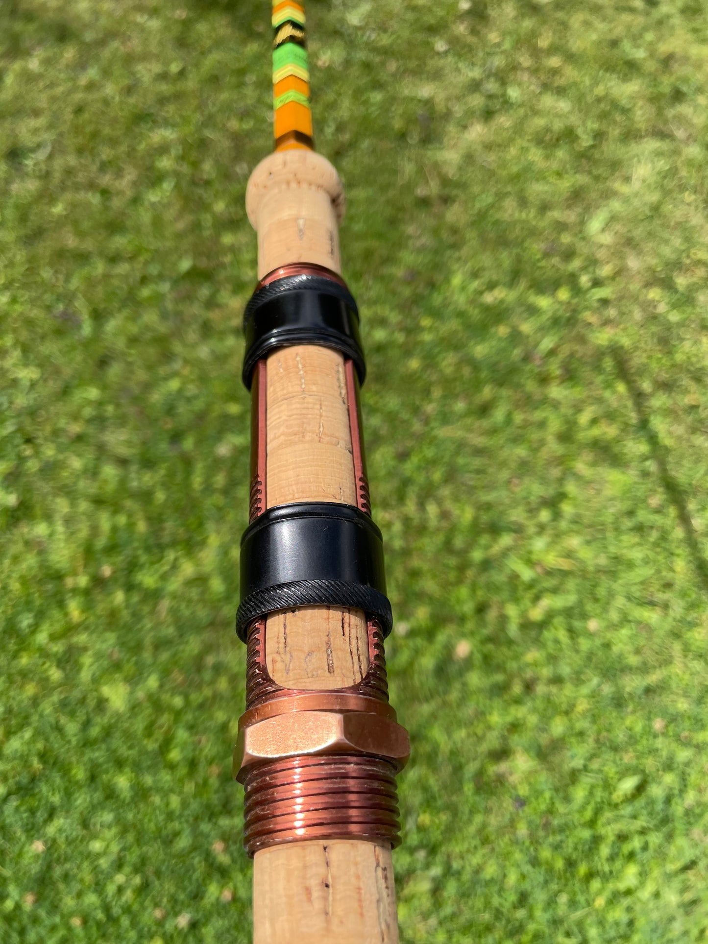 1 x Allcock Vintage Split Cane Carp Fishing Rod. Stunning Condition.