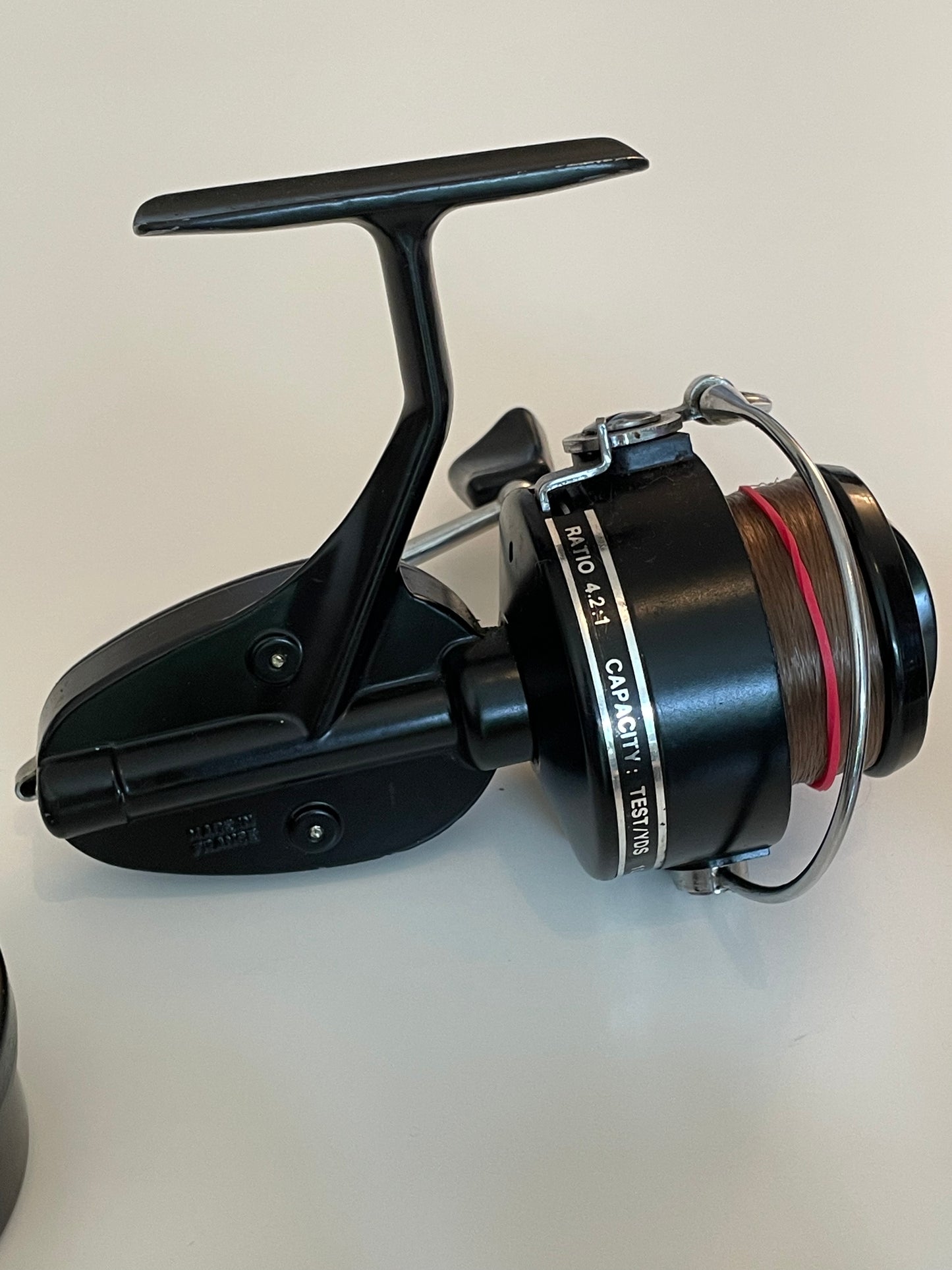 1 x Vintage Mitchell 300A Carp Fishing Reel + 3 Spare Spools. VGC.