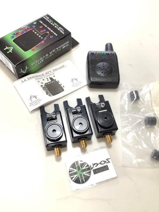 3 x Kudos Special Order Custom Silence Bite Alarms + ATTX V2 Receiver. Neville Inspired.