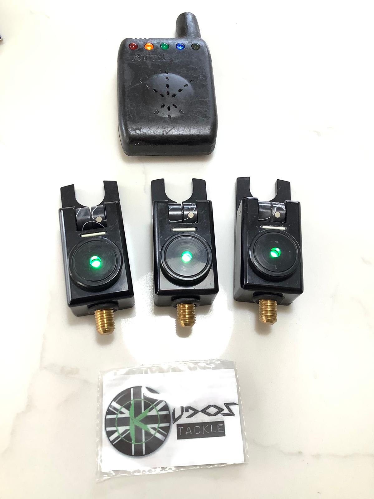 3 x Kudos Special Order Custom Silence Bite Alarms + ATTX V2 Receiver. Neville Inspired.