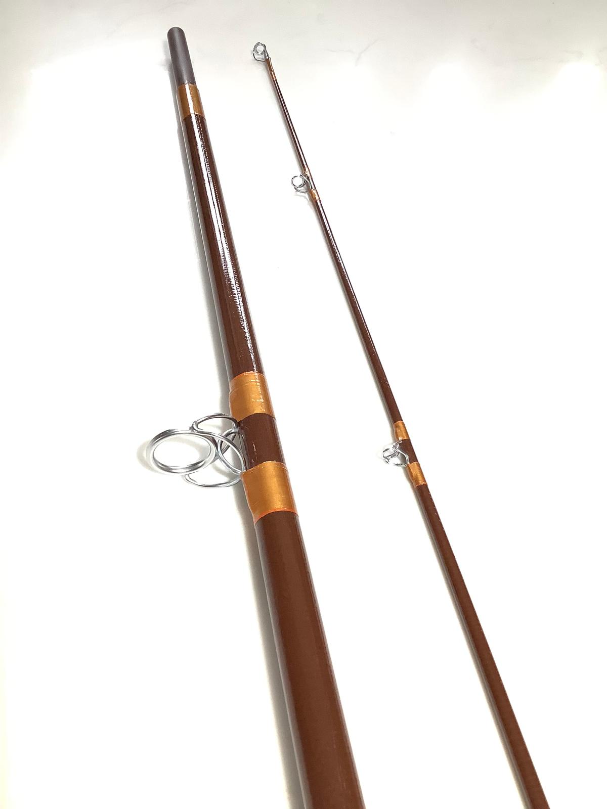 Gerry Savage Custom Glass 11’ Old School Carp Fishing Rod. 1970s.