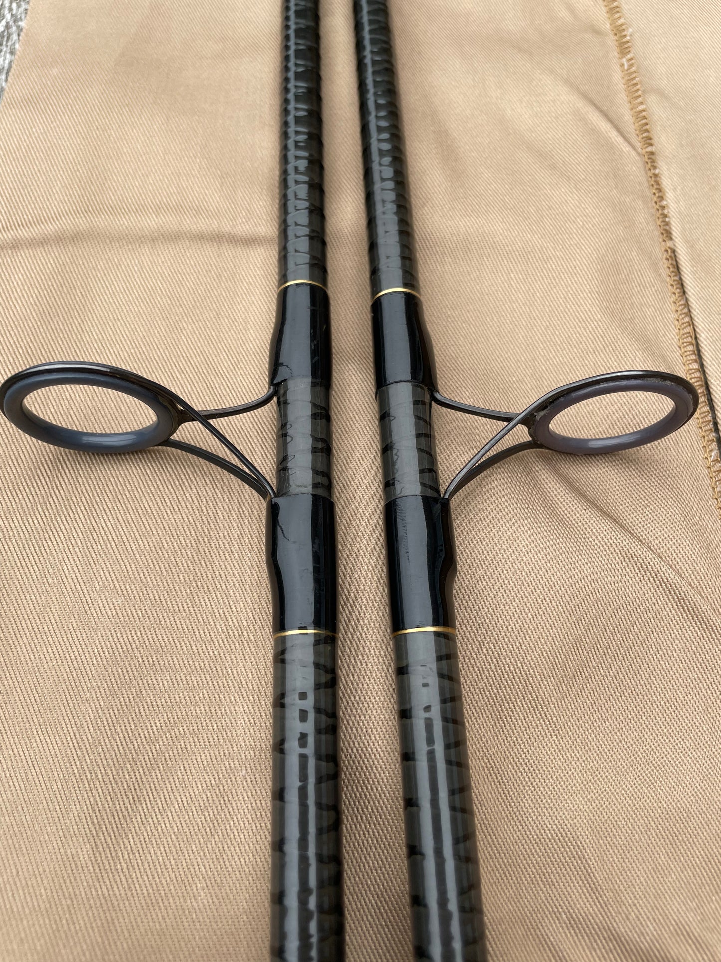 2 x Shimano X Carp 311 Old School 11’ Carbon Carp Fishing Rods. 2.00lb T/ C. Early 1990s