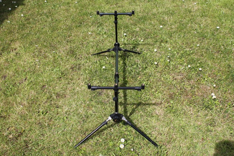 1 x Fox Supa Pod. Old School Carp Fishing Rod Pod. With Case And Buzz Bars.