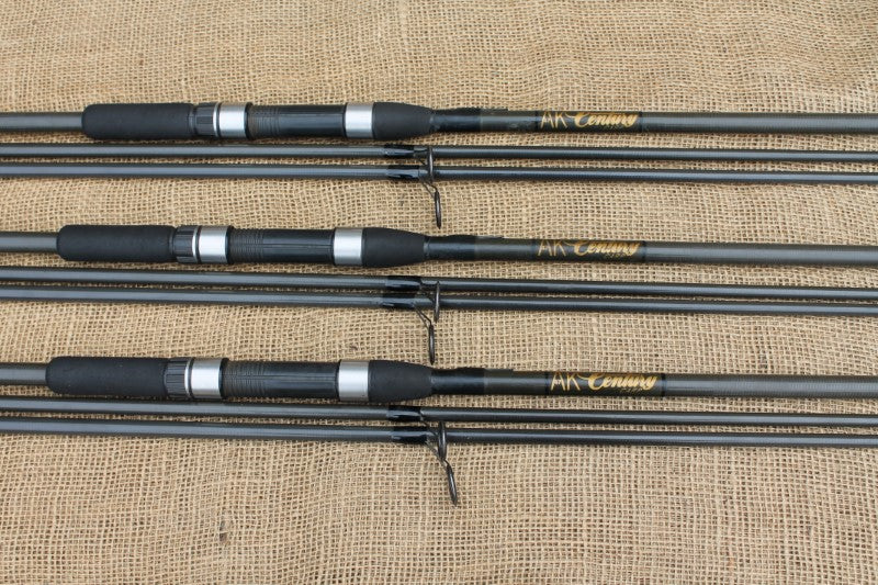 3 x Century 12' 6 AK47 Twin Tip Old School Carp Fishing Rods. 2.5lb T –  Vintage Carp Fishing Tackle