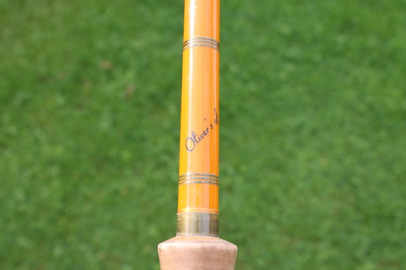 1 x Oliver's Of Knebworth Glass Vintage Old School Carp Fishing Rod. 1970-80s.