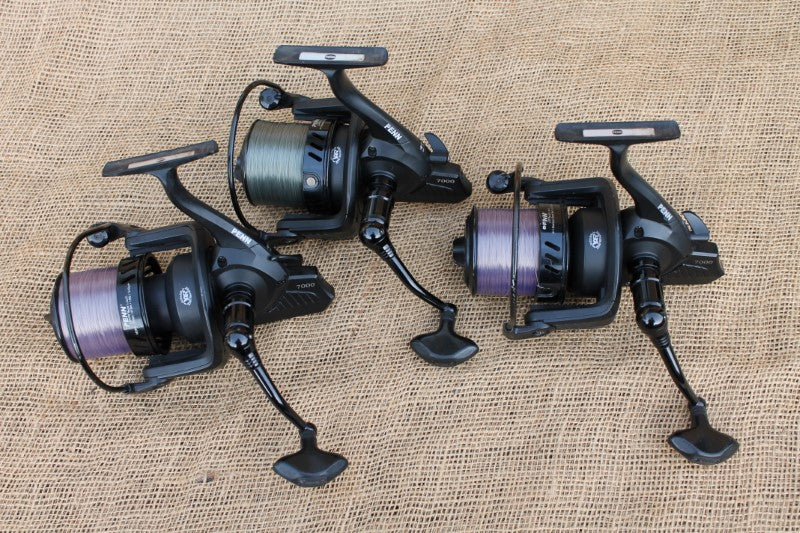 3 x Penn Affinity LTD 7000 Carp Fishing Big Pit Reels.