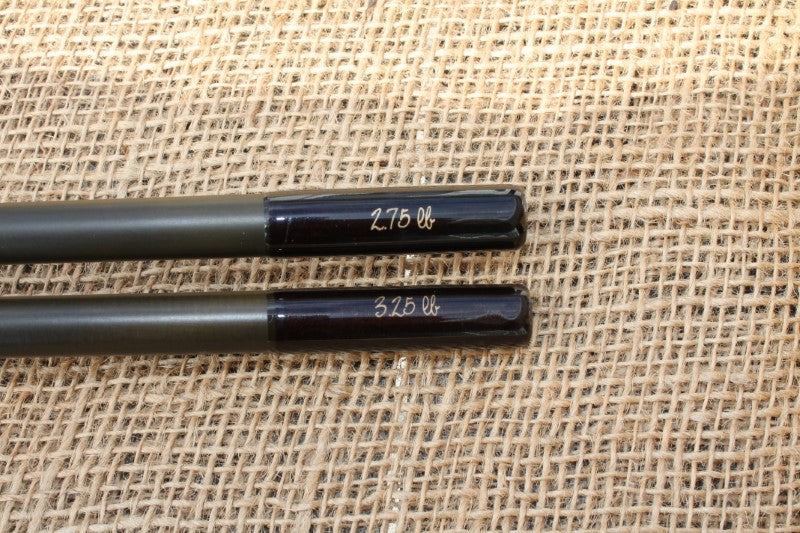 3 x Fox Vario Twin Twip Old School Carbon Carp Fishing Rods. 2.75lb And 3.25lb T/C.