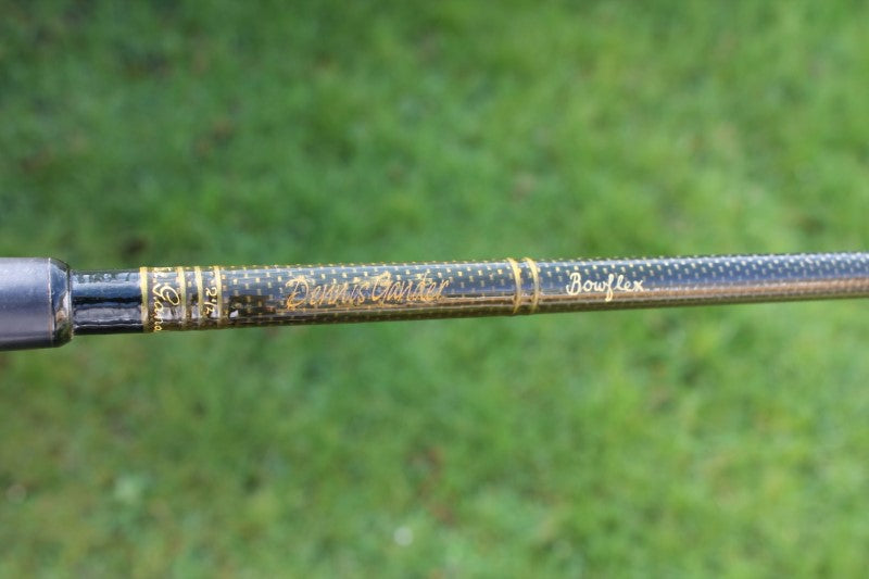 2 x Bowflex Carbon Old School Carp Fishing Rods. Circa 1990s. Century Blanks.