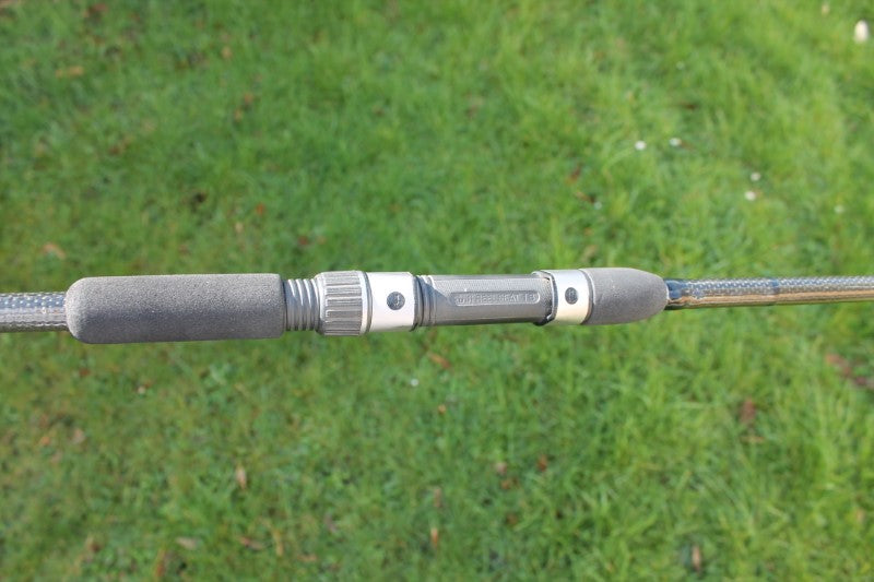 2 x Century Armalite MK 1 Old School Carbon Carp Fishing Rods. 1990s. 12'. 2.25lb T/C.