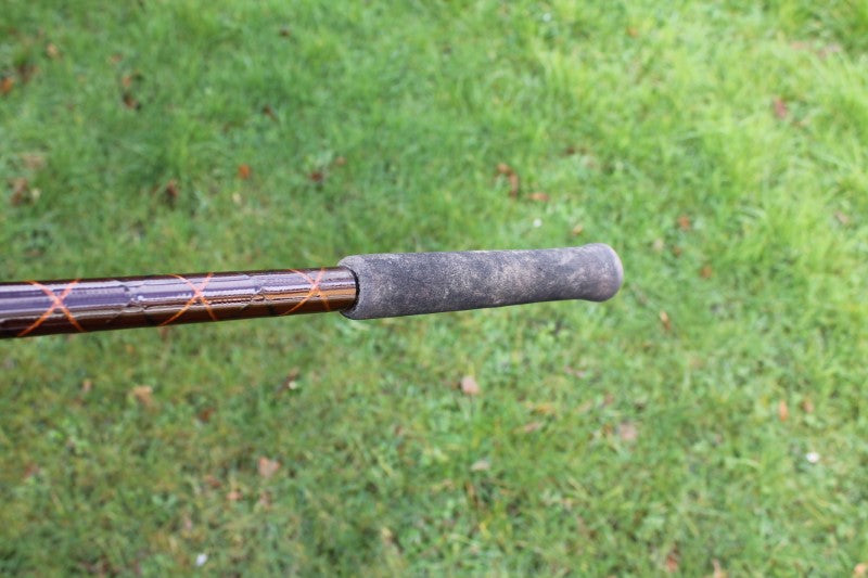 2 x DAM X KEV Old School Carbon Carp Fishing Rods. 11'. 2.00lb T/C. 1990s.