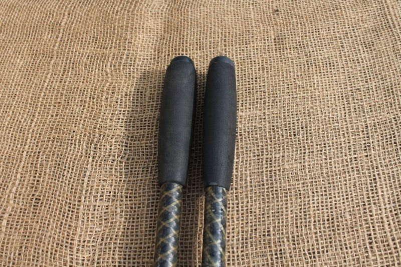 2 x Tri Cast Diamond Kevlar Old School Carp Fishing rods. 12'. 2.5lb T/C. Classic 1990s.