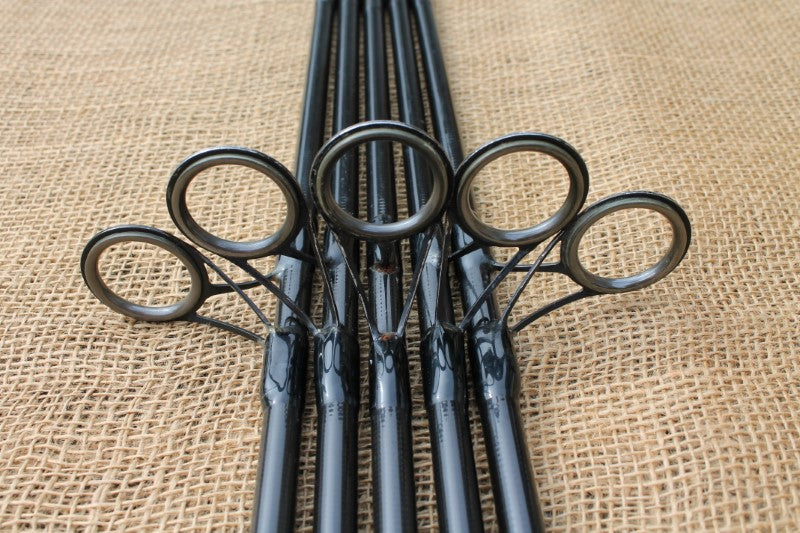 5 x Shimano Aero Specimen Old School Carp Fishing Rods. 12'. 2.75lb T/C. 1990s.