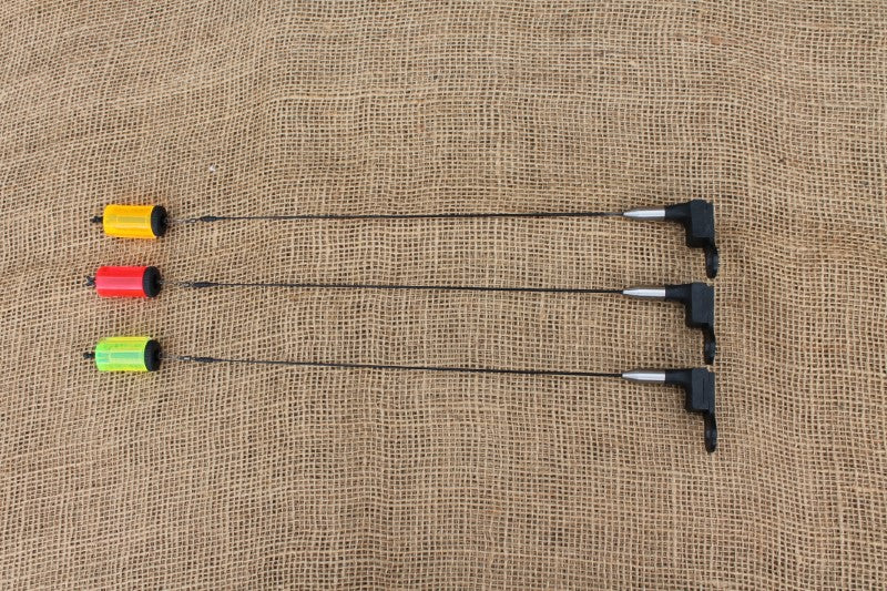 3 x Fox Original Old School Carp Fishing Springer Bite Indicators Bobbins. 1990s.