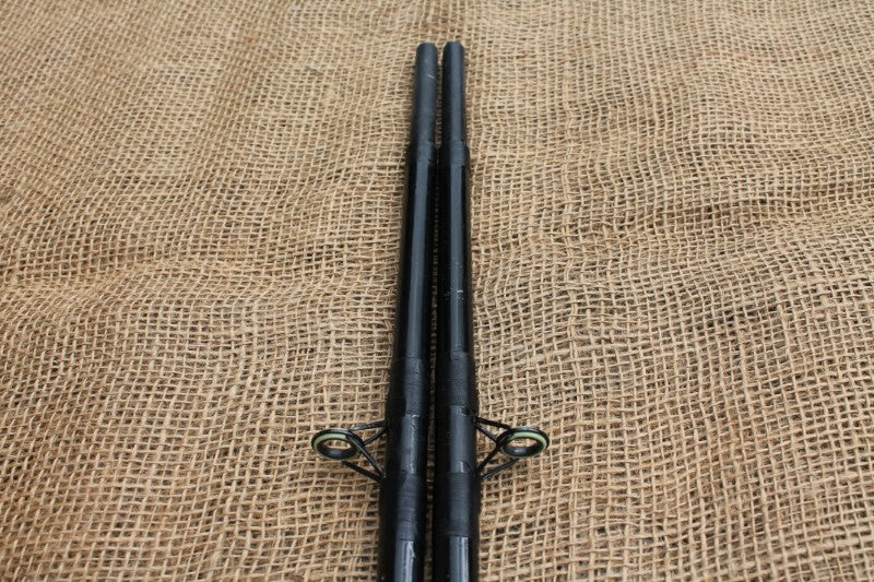 2 x Cono Flex Old School Glass Carp Fishing Rods. 1970s.