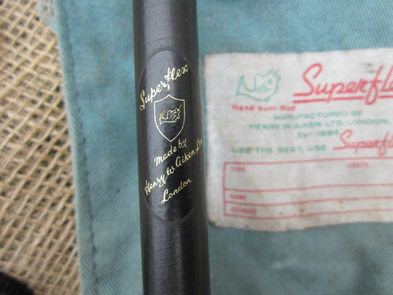 Aiken S29 'Carp Select' Old School Glass Carp Fishing Rod. 10' Long.