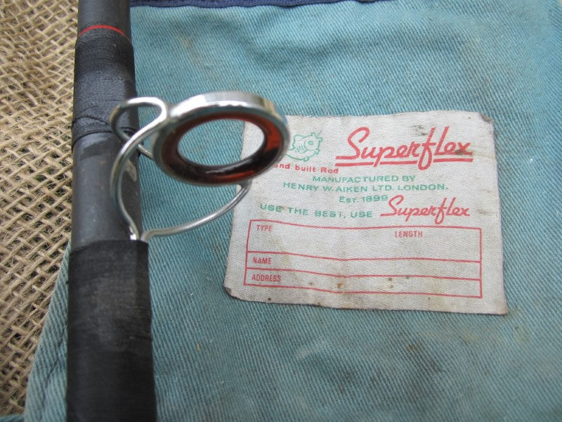 Aiken S29 'Carp Select' Old School Glass Carp Fishing Rod. 10' Long.