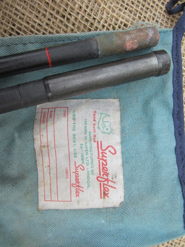 Aiken S29 'Carp Select' Old School Glass Carp Fishing Rod. 10' Long.
