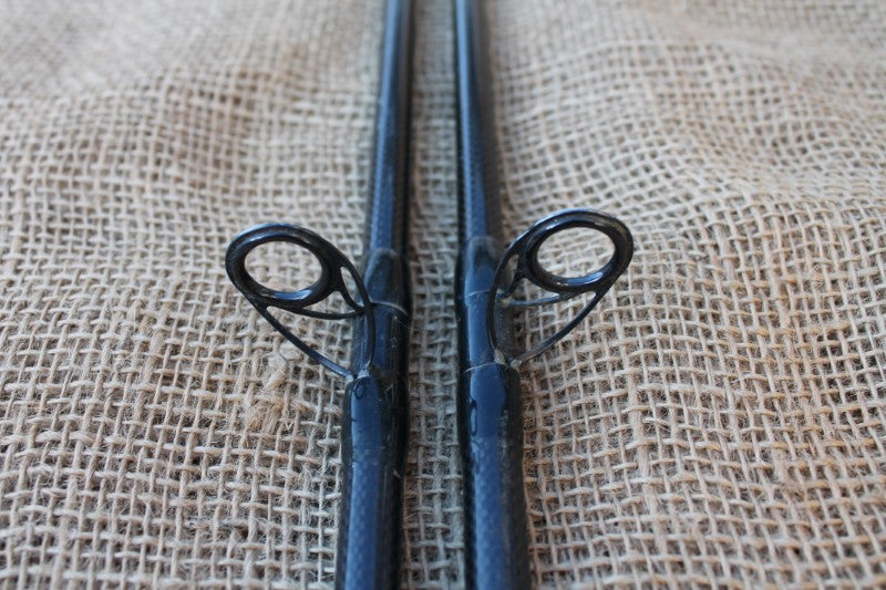 2 x DAM Andy Little New Dimension Old School Carp Fishing Rods. 1990s.