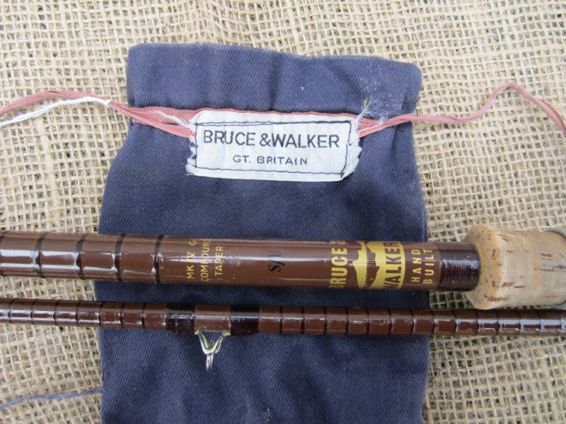 bruce and walker fly fishing rods Bruce And Walker MK IV G S/U (Stepped Up) Old School Carp Fishing Rod. – Vintage Carp Fishing Tackle