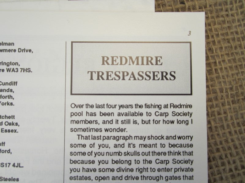5 x Cyprinews Magazines. The Carp society.