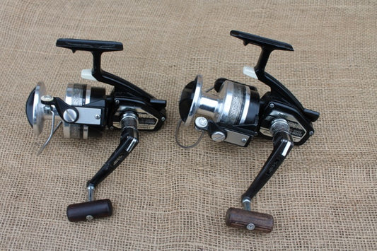 2 x Vintage Old School Daiwa Millionmax GS-8000 Big Pit Fishing Reels. 1980s.