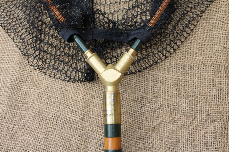 Traditional Built And Split Cane Landing Net, By Dave Austin, For Martin james OBE.