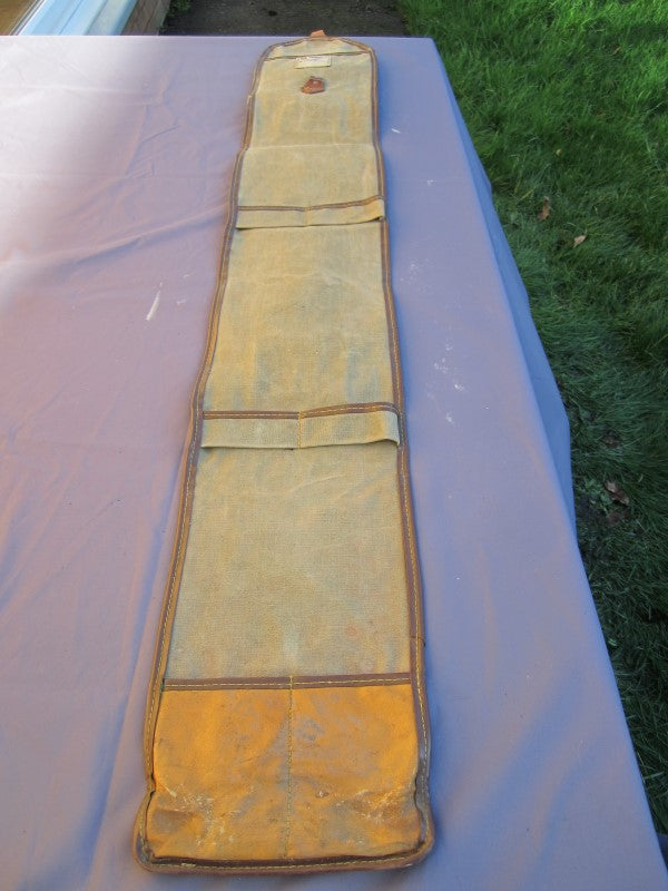 Rare Efgeeco Canvas Fishing Rod Quiver Hold All.
