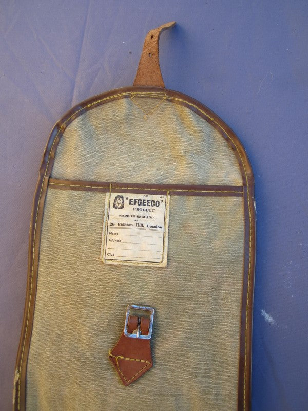 Rare Efgeeco Canvas Fishing Rod Quiver Hold All.